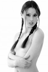 Black and white posing session