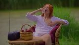 Ginger slut is feeling so great touching herself in the middle of the street. She is massaging her natural tits and fingering her shaved vagina.