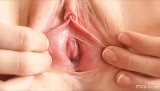 Masturbating her sweet vagina is what this sexy brunette is fond of. She is taking off her short black skirt and enjoying sensational solo session.
