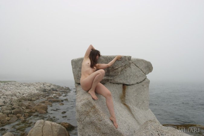 First class posing scene with a short-haired girl photo 7