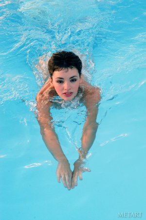 Wonderful swimming chick will amaze everyone photo 1