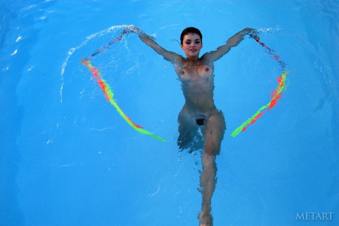 Wonderful swimming chick will amaze everyone photo 3