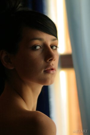 Super sweet brunette posing nude photo 9