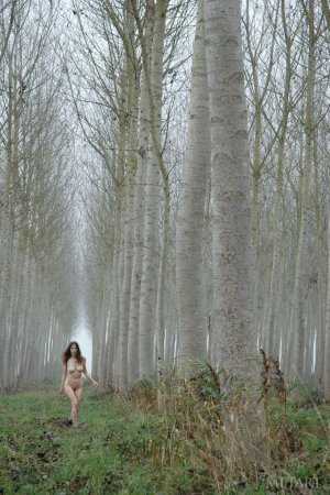Amazing model with nothing on her body photo 9