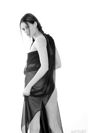 Black and white posing session photo 14