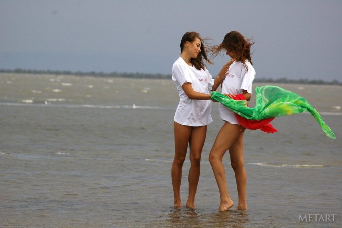 Two very young and beautiful lesbian honeys photo 13