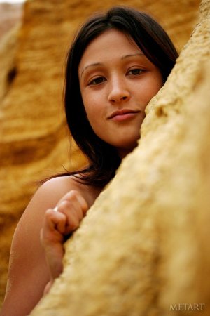Smoking hot girl roaming in the mountains photo 3