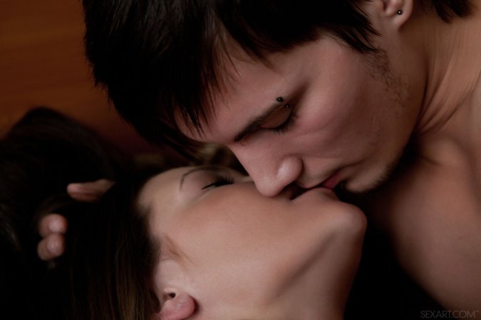 Horny teeny couple having some sexy fun photo 4