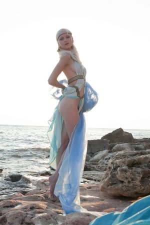 Extraordinary model posing outdoor photo 9