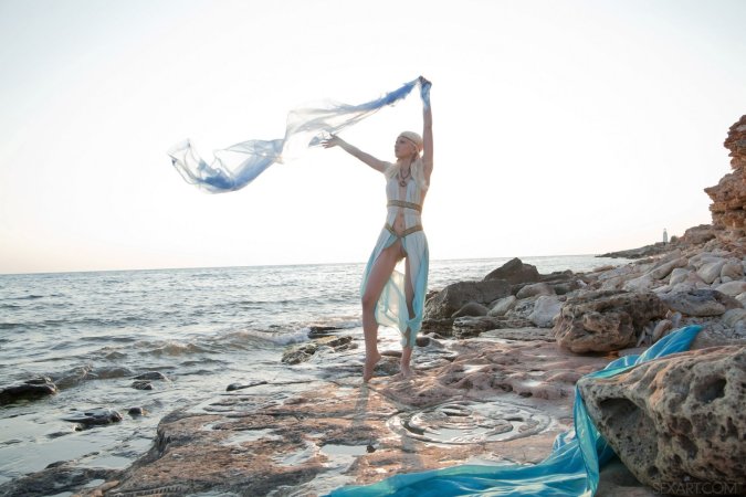 Extraordinary model posing outdoor photo 19
