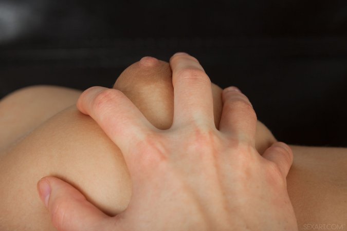 Adorable babe fingering her vagina & sucks fingers photo 12