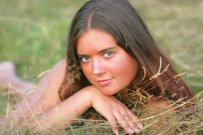 Nature loving babe gets naked outside photo 16