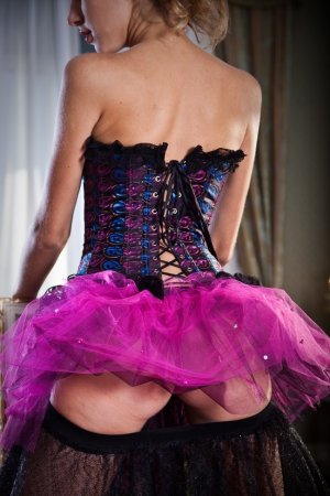 Adorable blonde chick showing her assets photo 18