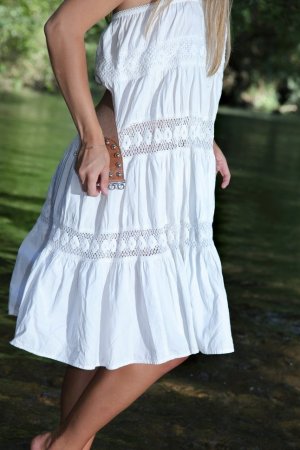 Sweet teen with puffy nipples takes a swim in the river photo 9