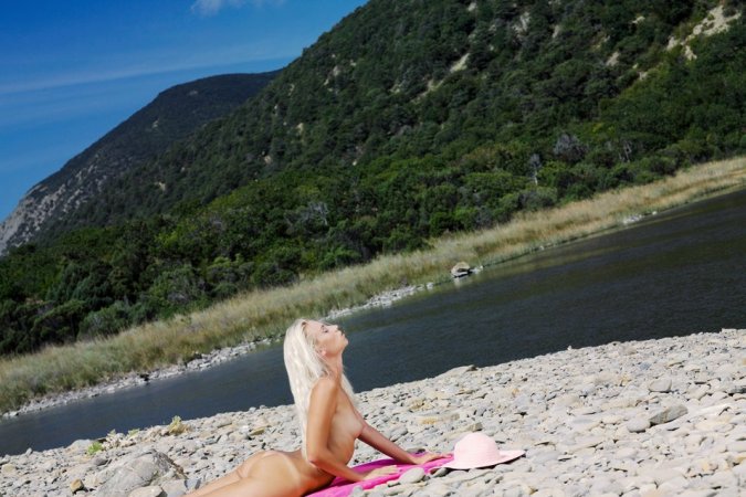 Bold enough to get naked at the lake photo 13