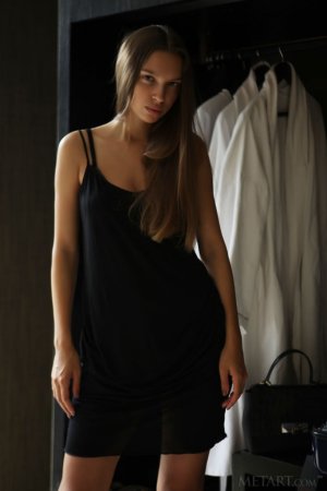 Sex-hungry brunette shows her everyday life photo 6