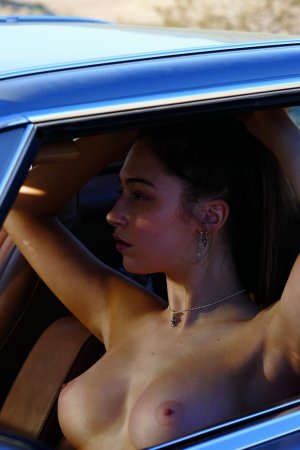 Elsie Hewitt gets rid of her clothes to catch a car photo 2