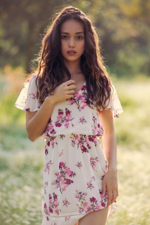 Sweet cutie gets satisfaction in the meadow photo 3
