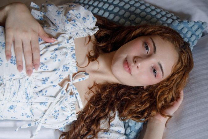 Aly Brown invites you into her bedroom seduction photo 6